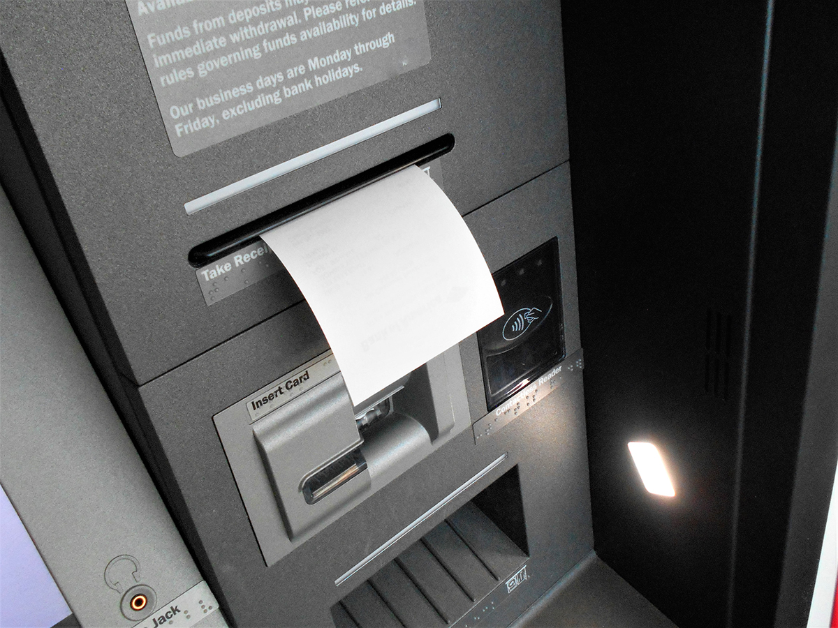 Papeles térmicos para terminales de pago automático